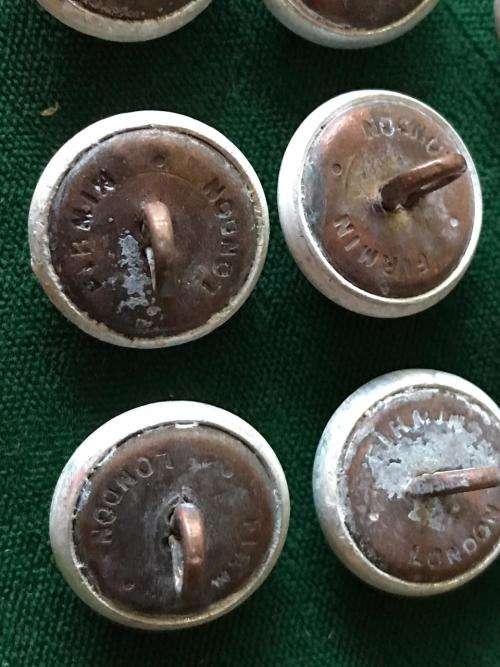 RHODESIA LIGHT INFANTRY TUNIC BUTTONS 1961-1970-SOLD IN GROUPS OF 12 BUTTONS