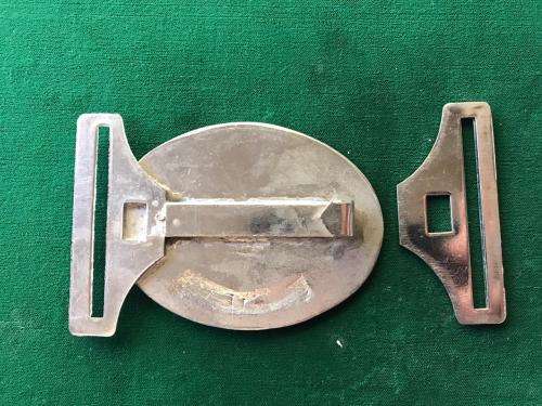 PROTECTION SERVICES-PRETORIA-WHITE METAL BELT BUCKLE