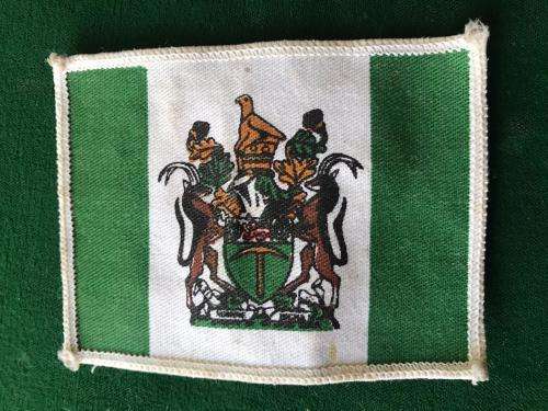 RHODESIA FLAG PATCH-MEASURES 90X67 MM