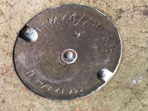 90 MM HEAVY AIRCRAFT & ANTI TANK SHELL-DATED 1964-DIAMETER BOTTOM 105MM-TOP 90 MM-HEIGHT 29CM