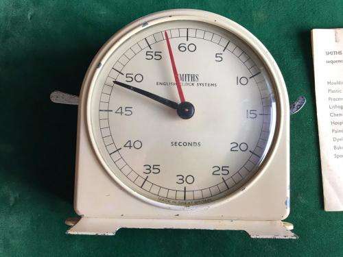 SMITHS ENGLISH CLOCK SYSTEMS ALARM CLOCK WITH INSTRUCTIONS