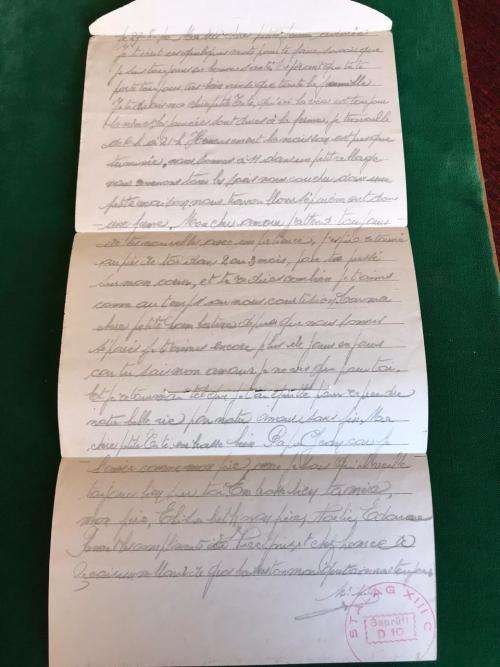 WW2 NATZI GERMANY STALAG POW LETTER