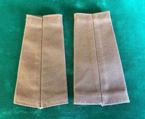 SA RANK PAIR FOR 2ND LIEUTENANT-WORN 1996-2002