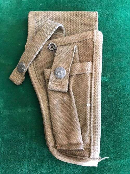 SADF PERIOD, OFFICERS ASTRA PISTOL WEBBING HOLSTER