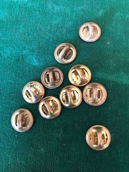 SA MILITARY BADGE STOPS-BRASS-SOLD IN BADGES OF 10