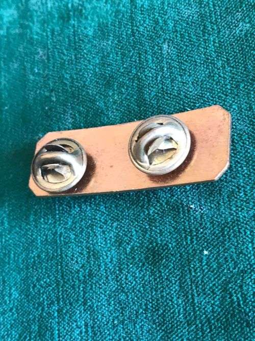 SA ARMY SHARPSHOOTER QUALIFICATION BREAST BADGE-ENAMEL BACKING- 2 PINS