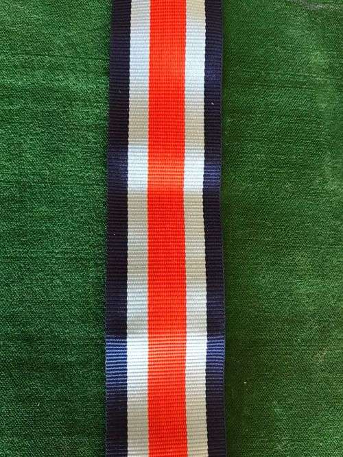 FULL SIZE MILITARY MERIT MEDAL RIBBON-SOLD IN LENGTHS OF 20 CM