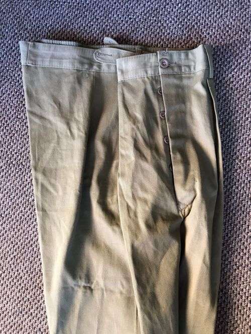 ORIGINAL RECCE COPY,RUSSIAN TYPE F TROUSERS-USED BY RUSSIAN INSTRUCTORS, BORDER WAR PERIOD-SIZE 34