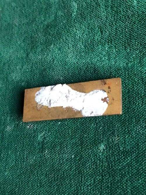 SWA INFANTRY CORPS BERET BAR- GREEN/ BLACK/ GOLD DIAMOND- NO PINS