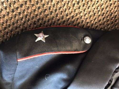 OFFICERS MESS DRESS JACKET, SIZE MEDIUM-MEASURES 56 CM ARMPIT TO ARMPIT