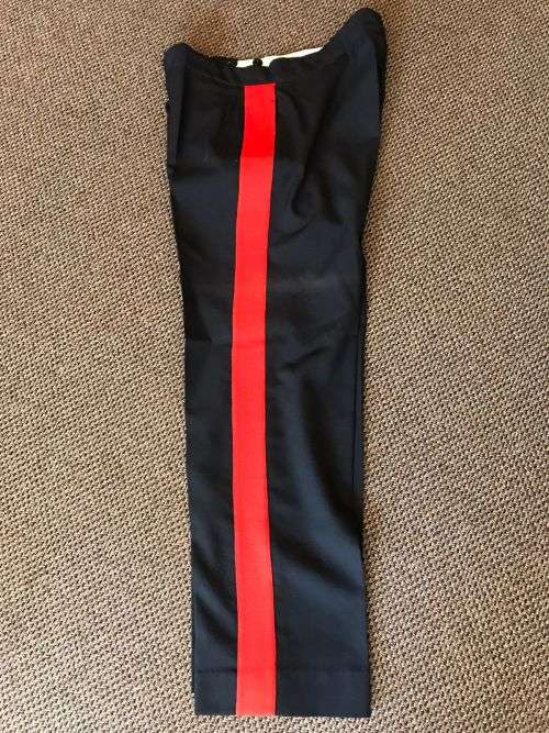OFFICERS MESS DRESS TROUSERS-SIZE 33-PIPE LENGTH 77CM