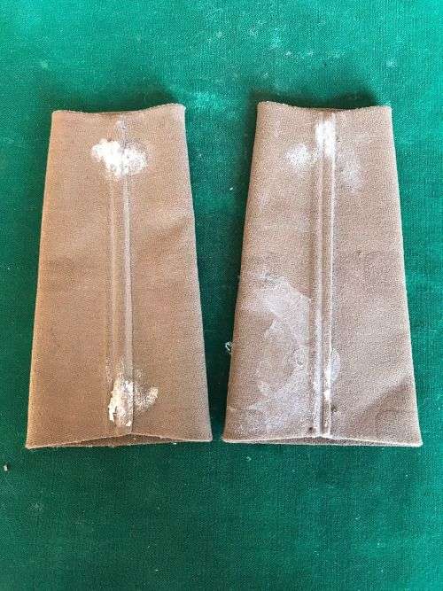 LIEUTENANT RUBBERIZED RANK PAIR-FIELD DRESS-1980`S-1996