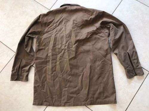 SADF PERIOD NUTRIA LONG SLEEVE SHIRT-SIZE LARGE-MEASURES 60 CM ARMPIT TO ARMPIT-GOOD CONDITION