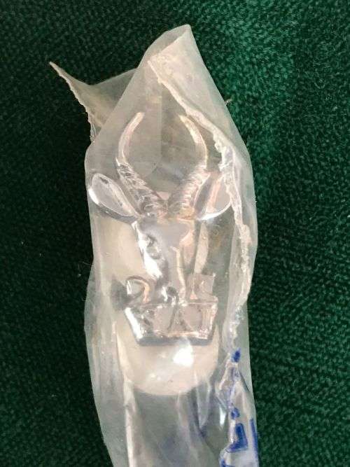 SA INFANTRY OFFICERS MESS DRESS COLLAR BADGE-STILL IN ORIGINAL PACKAGING AS FROM METAL ART