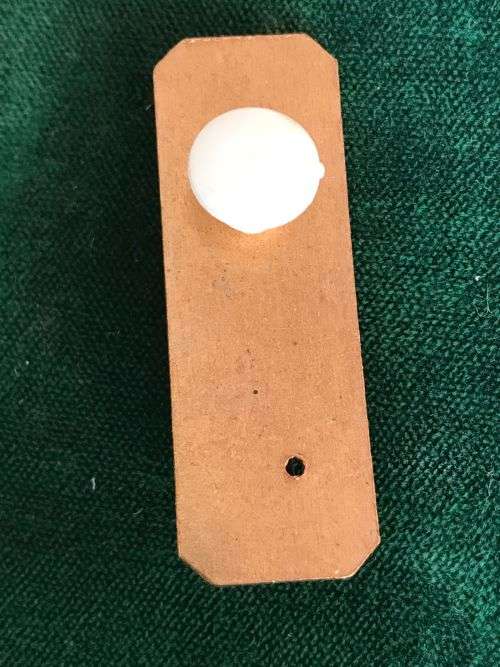 SA ARMY MARKSMAN,BREAST BADGE DARKENED RIFLE ON ENAMEL BACKING- ONE PIN