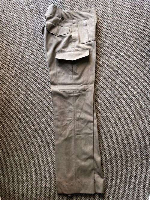 BUNNY JACKET SIZE MEDIUM TO LARGE-MEASURES 60 CM ARMPIT TO ARMPIT-TROUSERS (DAMAGED) SIZE 34 WITH PI