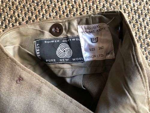 BUNNY JACKET SIZE MEDIUM TO LARGE-MEASURES 60 CM ARMPIT TO ARMPIT-TROUSERS (DAMAGED) SIZE 34 WITH PI