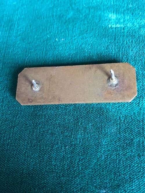 ARMY SMALL ARMS COMPETITION QUALIFICATION BAR (OFFICIAL NAME FOR INSTRUCTORS BADGE)GOLDEN RIFLE -ONE