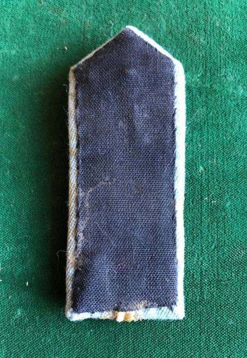 SA SENIOR OFFICER GORGET PATCH,STAFF QUALIFIED,AIR FORCE BUTTON (LATTER TYPE)