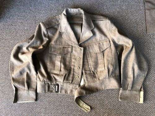 BUNNY JACKET AND TROUSERS-JACKET A SIZE MEDIUM-MEASURES 55 CM ARMPIT TO ARMPIT-THE TROUSERS A SIZE 3