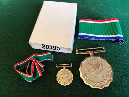 LONG SERVICE ,FULL SIZE AND MINIATURE MEDALS- NUMBERED