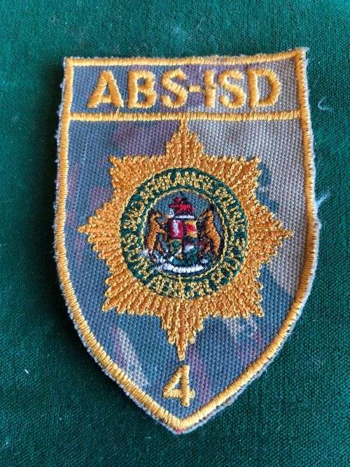 POLICE 4 INTERNAL STABILITY DEPARTMENT (POTCHEFSTROOM) ARM PATCH