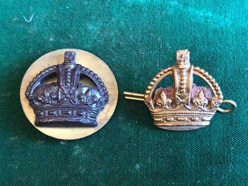 LARGE CROWN RANKS X 2-LUGS INTACT