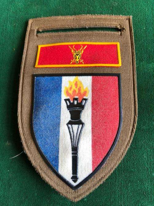 ORDNANCE SERVICE SCHOOL WITH CHIEF OF THE ARMY COMMAND BAR, TUPPER FLASH- ONE PIN