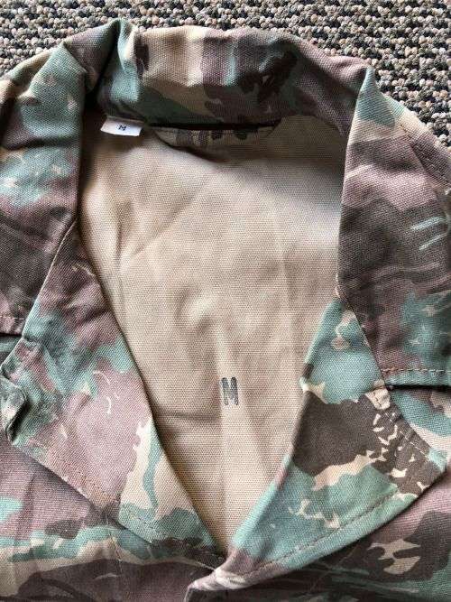 32 BATTALION CAMO JACKET,SUMMER PATTERN-SIZE MEDIUM-MEASURES 57 CM ARMPIT TO ARMPIT-CONDITION VERY G