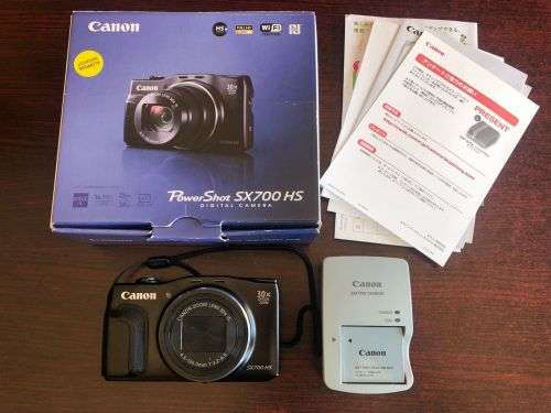 CANON POWER SHOT SX 700 HS DIGITAL CAMERA- 16.1 MEGAPIXELS- 30 X OPTICAL 200M