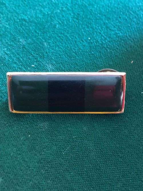 SA INFANTRY CORPS BERET BAR 3RD TYPE GREEN/BLACK/GREEN- 2 PINS