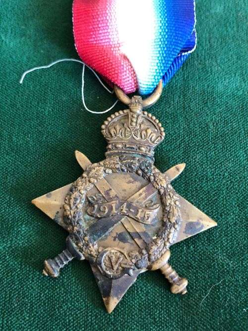 1914-15 FULL SIZE STAR AWARDED TO L/CPL SITA 1/KAR- THE MEDAL IS UNRESEARCHED