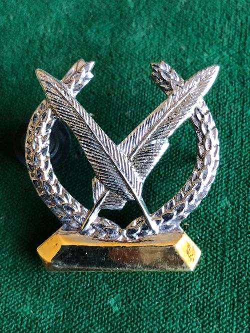 SA AIR FORCE FINANCES, BI METAL BREAST BADGE-FULL SIZE -APPROVED IN 1994- 2 PINS