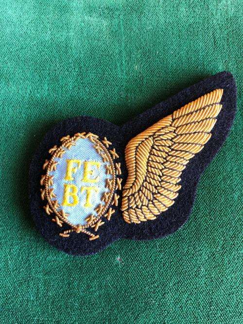 SAAF FLIGHT ENGINEER,BULLION EMBROIDERED BREAST WING