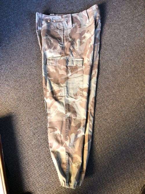 AWB CAMO TROUSERS-SIZE 34-PIPE LENGTH 77CM-GOOD CONDITION WITHOUT ANY DAMAMGE