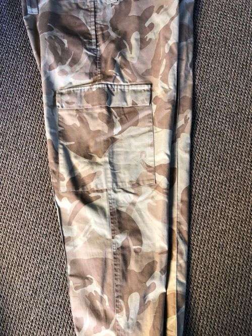 AWB CAMO TROUSERS-SIZE 34-PIPE LENGTH 77CM-GOOD CONDITION WITHOUT ANY DAMAMGE