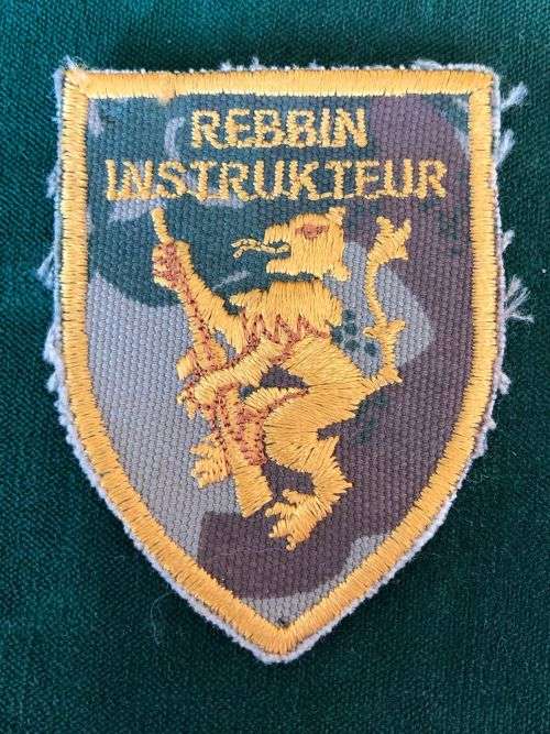 POLICE INSTRUCTORS CLOTH PATCH REBBIN