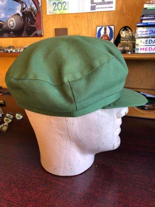 BORDER WAR PERIOD OLIVE GREEN CHINESE MILITARY CAP-SAME TYPE ISSUED TO AND WORN BY UNITA IN ANGOLA-V