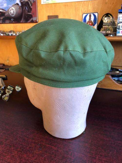 BORDER WAR PERIOD OLIVE GREEN CHINESE MILITARY CAP-SAME TYPE ISSUED TO AND WORN BY UNITA IN ANGOLA-V