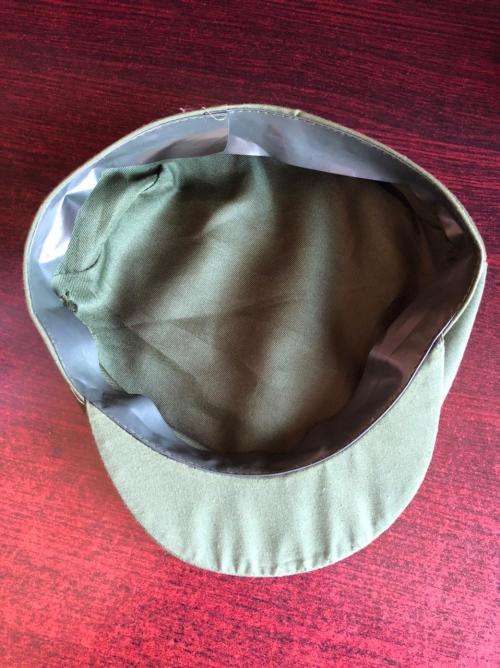 BORDER WAR PERIOD OLIVE GREEN CHINESE MILITARY CAP-SAME TYPE ISSUED TO AND WORN BY UNITA IN ANGOLA-V