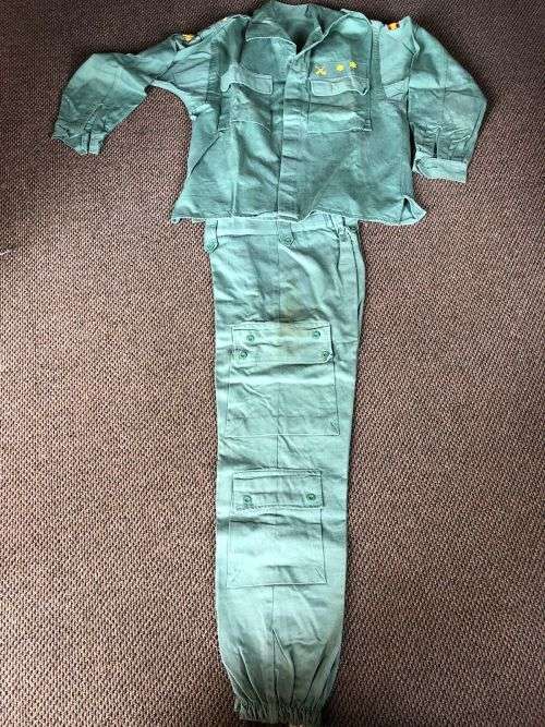 SPANISH LEGION INFANTRY UNIFORM(MODELLED ON THE FRENCH FOREIGN LEGION-TROUSERS A SIZE 32 PIPE LENGTH