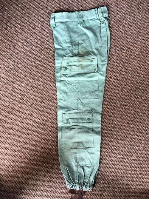 SPANISH LEGION INFANTRY UNIFORM(MODELLED ON THE FRENCH FOREIGN LEGION-TROUSERS A SIZE 32 PIPE LENGTH