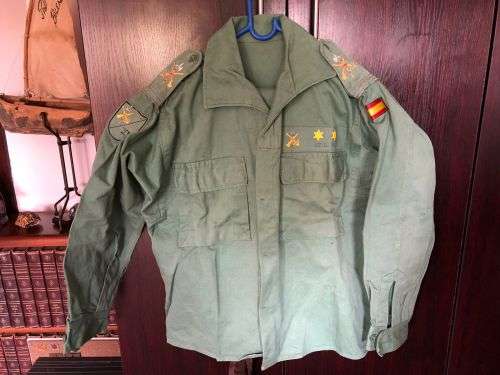 SPANISH LEGION INFANTRY UNIFORM(MODELLED ON THE FRENCH FOREIGN LEGION-TROUSERS A SIZE 32 PIPE LENGTH