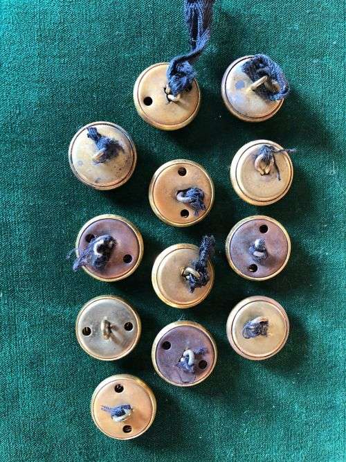 SA NAVY BUTTONS USED PRE 2003-DIAMETER 22,5 MM- 12 IN TOTAL