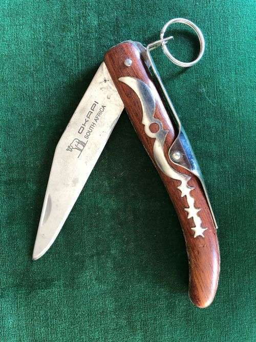 VINTAGE OKAPI KNIFE-EXTENDED LENGTH 23,5 CM
