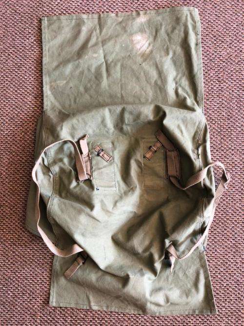 ORIGINAL RHODESIAN SLEEPING BAG COVER DATED 1976-BELONGED TO PATROL OFFICER CHRISTIE -RHODESIAN BSAP