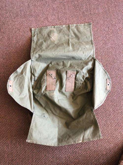 ORIGINAL RHODESIAN SLEEPING BAG COVER DATED 1976-BELONGED TO PATROL OFFICER CHRISTIE -RHODESIAN BSAP