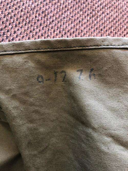 ORIGINAL RHODESIAN SLEEPING BAG COVER DATED 1976-BELONGED TO PATROL OFFICER CHRISTIE -RHODESIAN BSAP