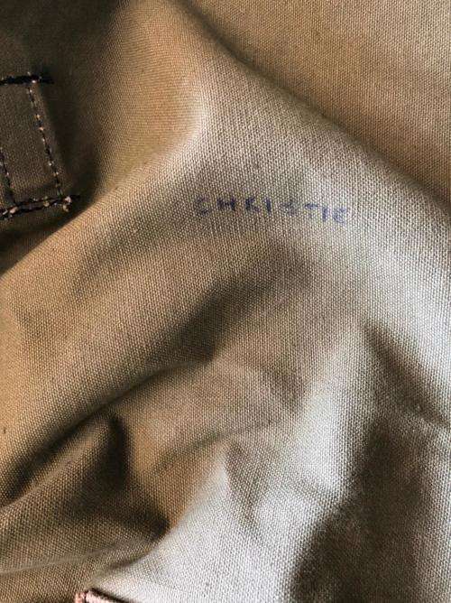 ORIGINAL RHODESIAN SLEEPING BAG COVER DATED 1976-BELONGED TO PATROL OFFICER CHRISTIE -RHODESIAN BSAP