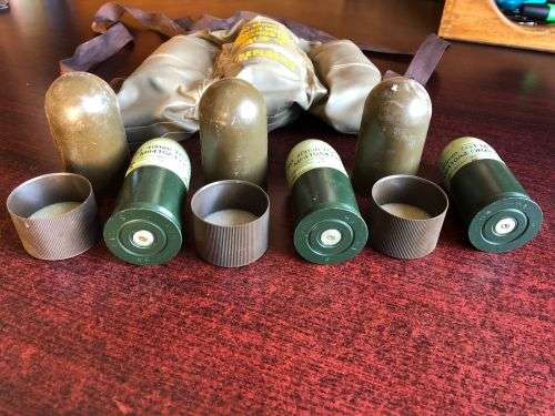 40 MM ORANGE TARGET MARKERS WITH SLING CARRY BAG- INERT